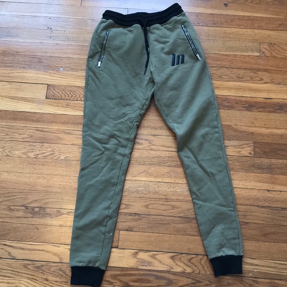 Muscle Nation green joggers men’s S/women’s M - Picture 1 of 3